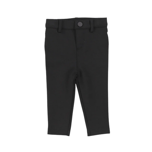 Knit Pants Without Seam Black