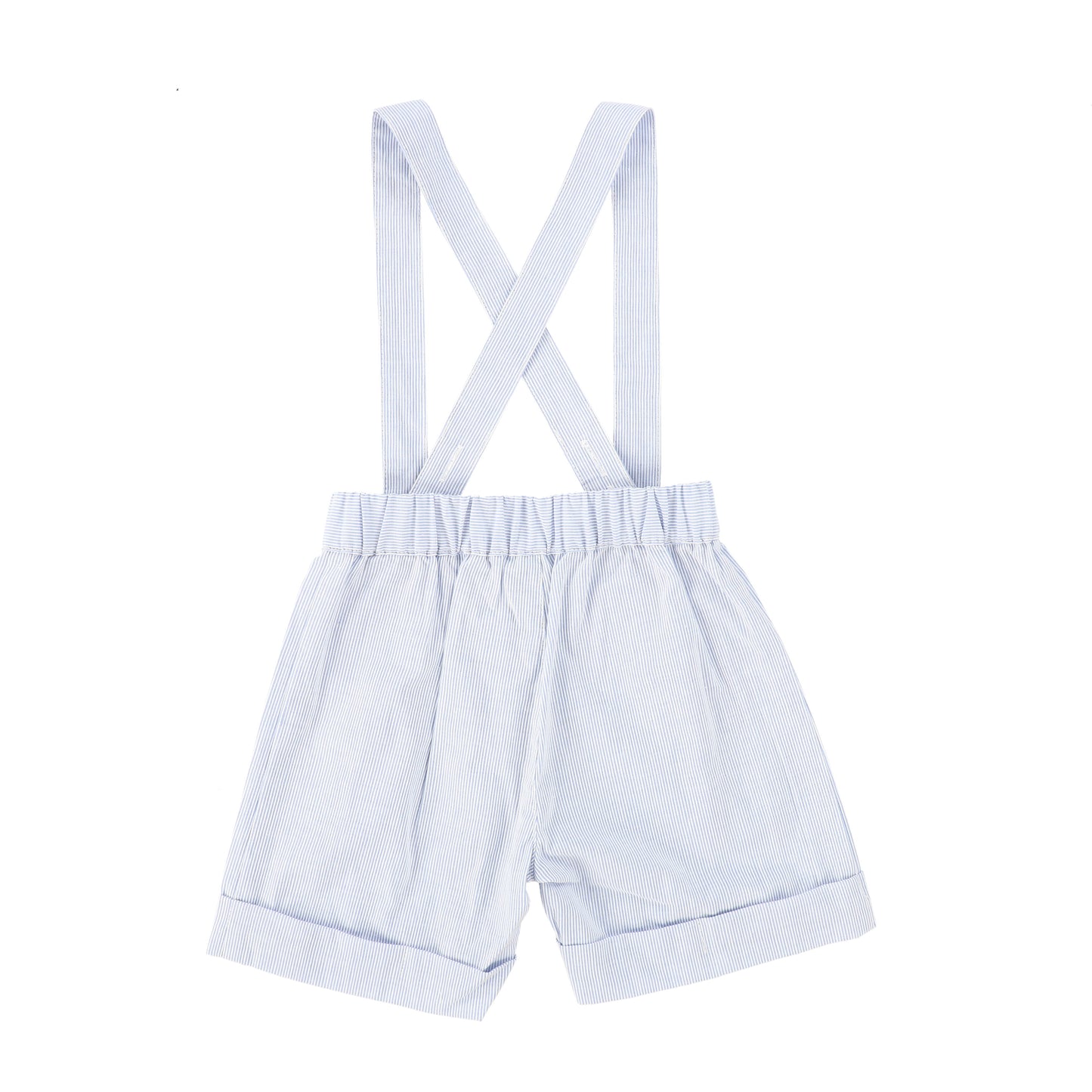 Thin Striped Suspender Shorts