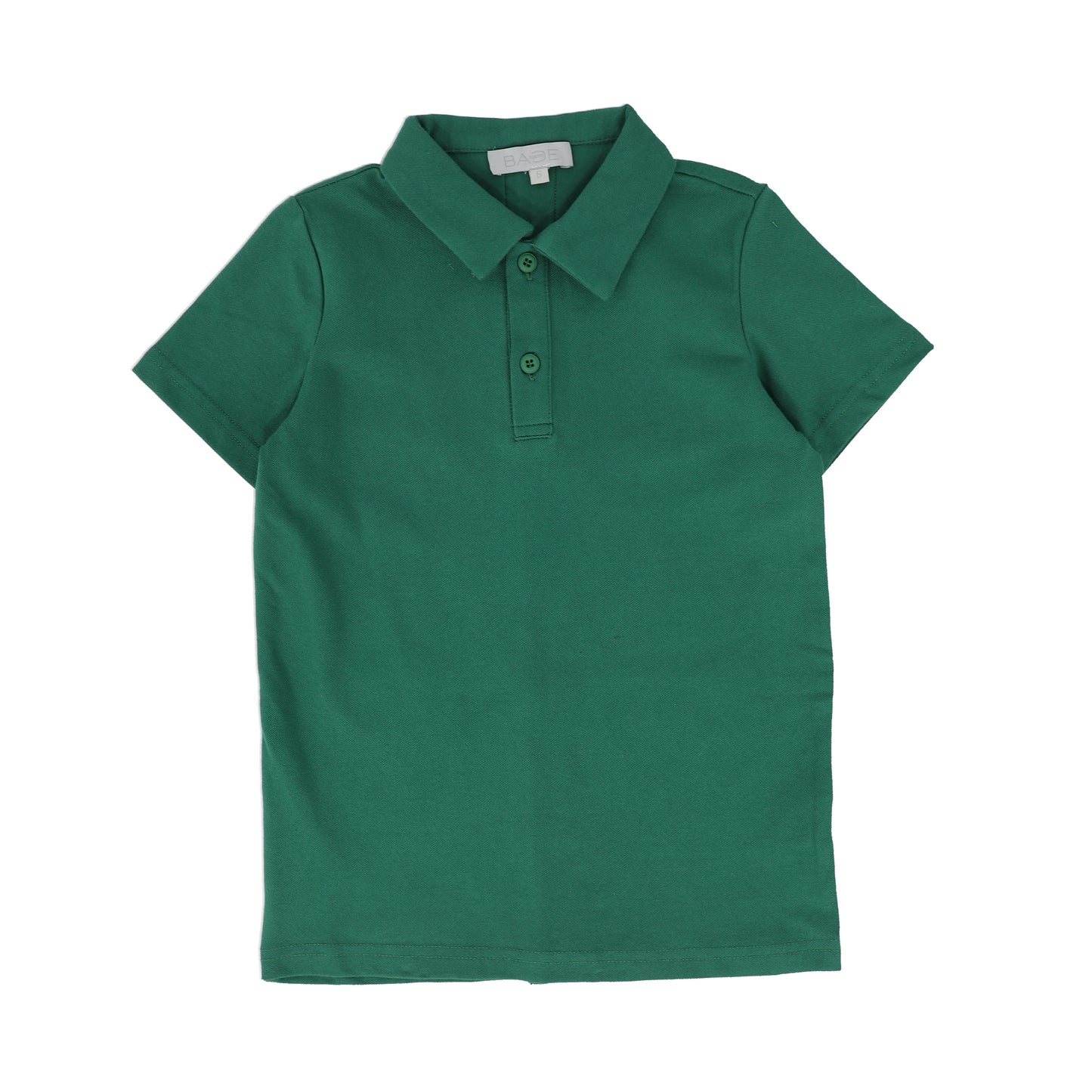 Fitted Varsity SS Polo- Green