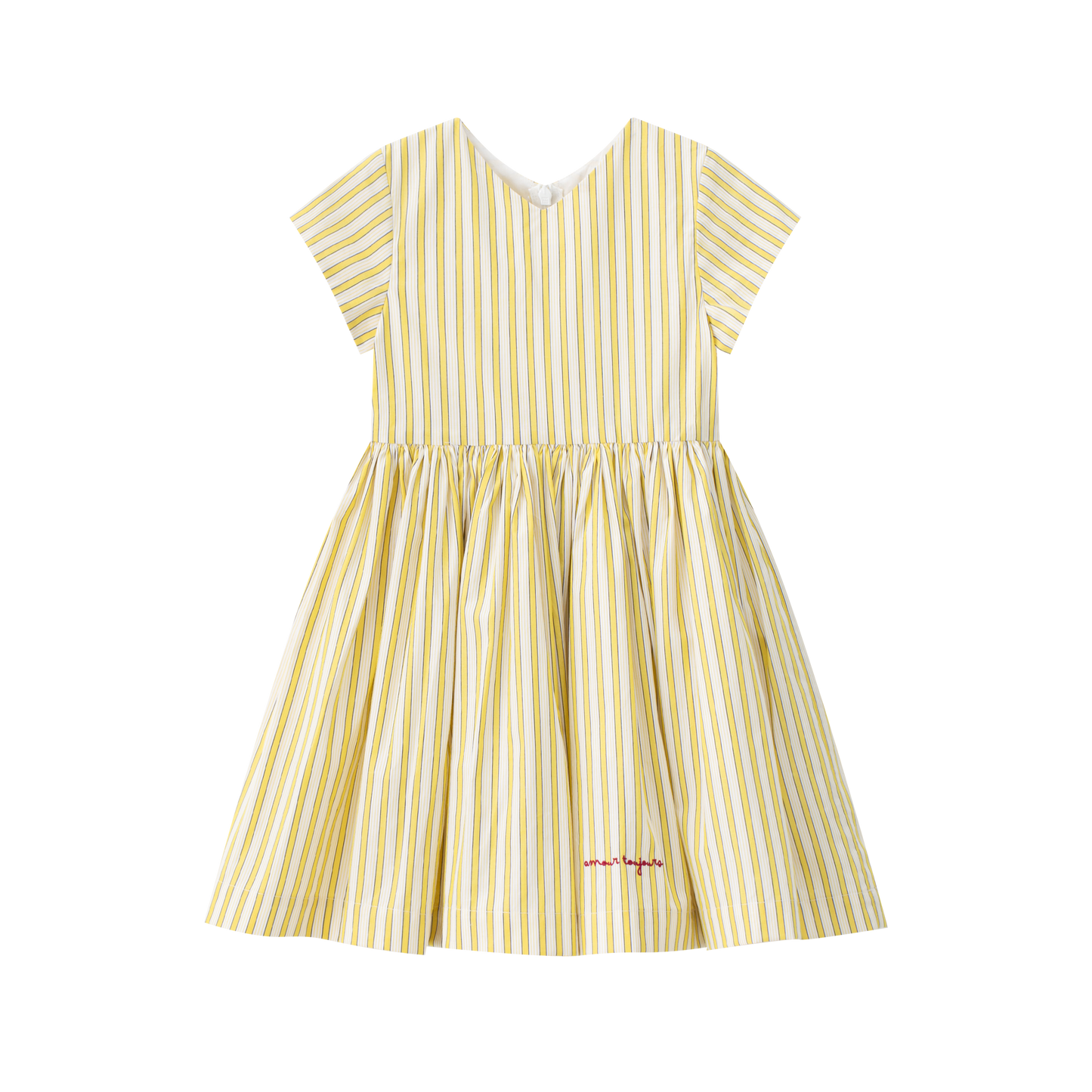 Yellow Dress Short Sleeve