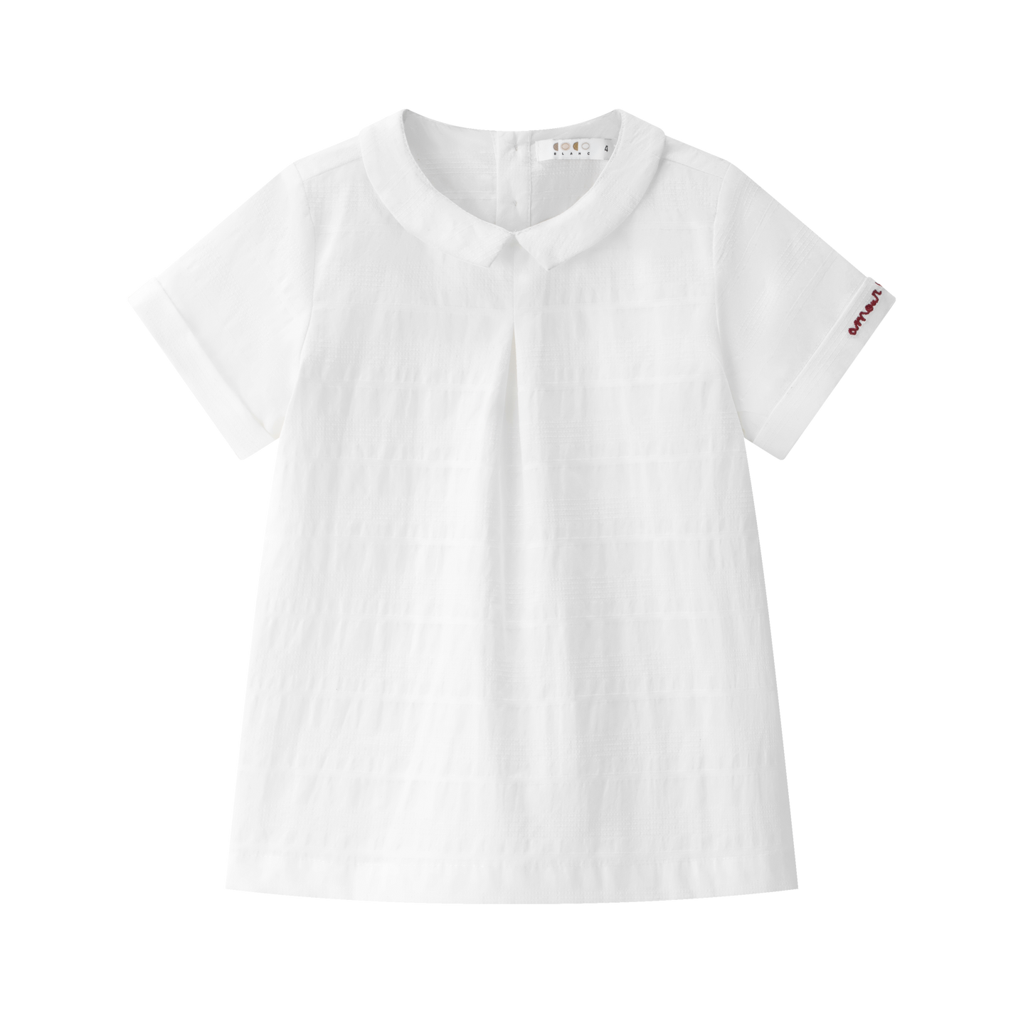 Peter Pan White Linear Shirt