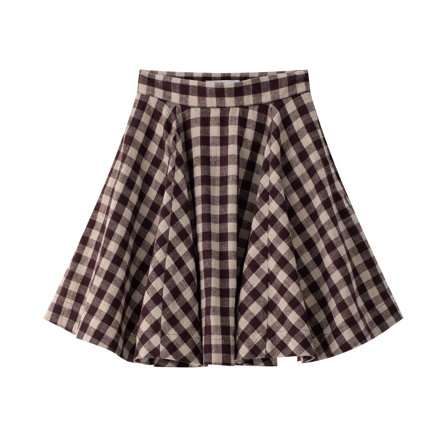 Burgundy Circle Skirt - Burgundy