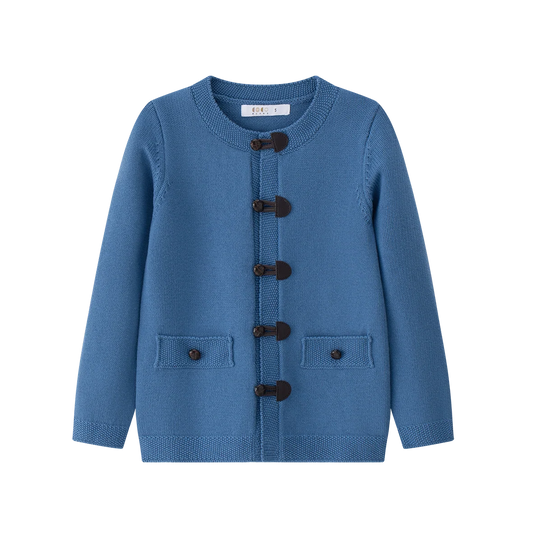 Toggle Cardigan - Blue