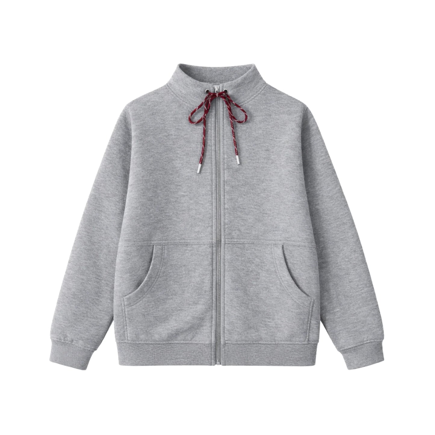 Grey Selena Zip Up