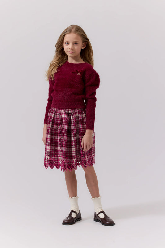 Multi Poppy Skirt