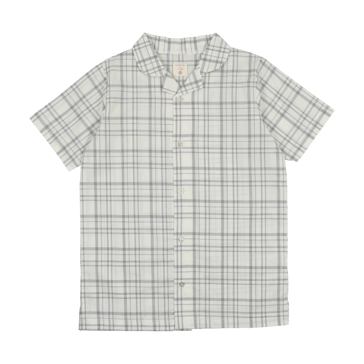 Collar Shirt- Light Blue Plaid