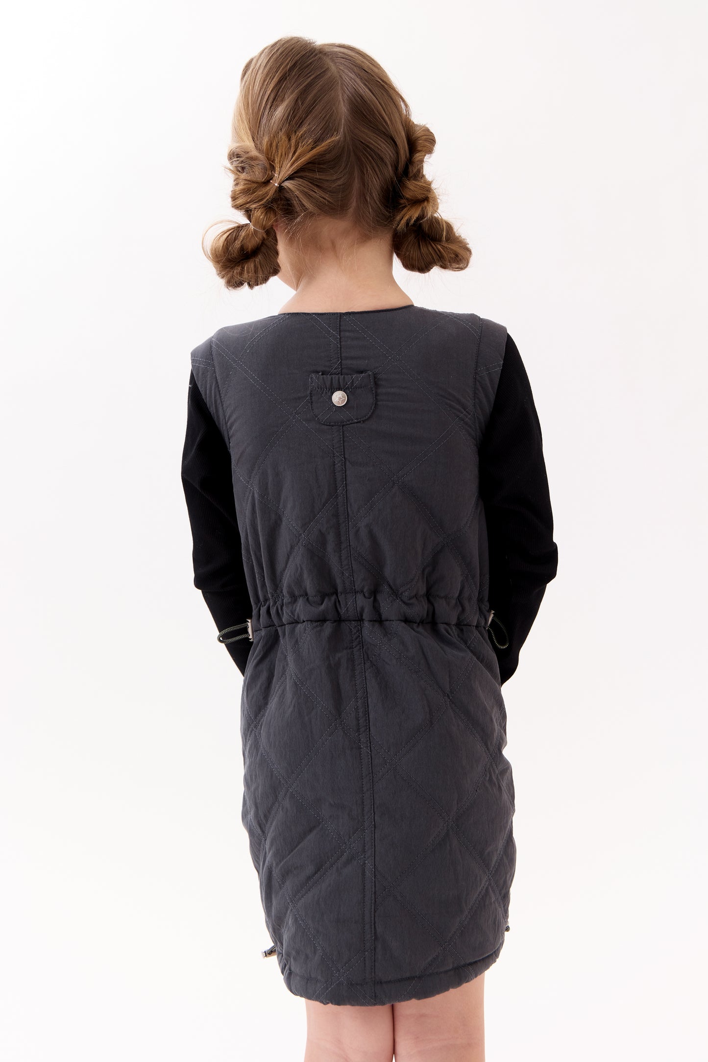 Black Lyla Quilted Dress
