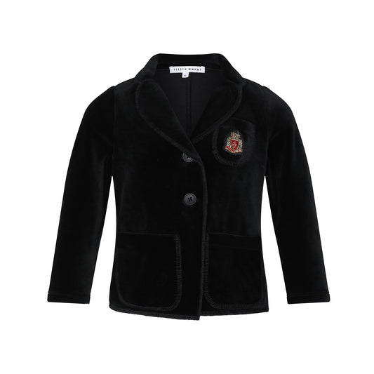 BLACK Velour Blazer