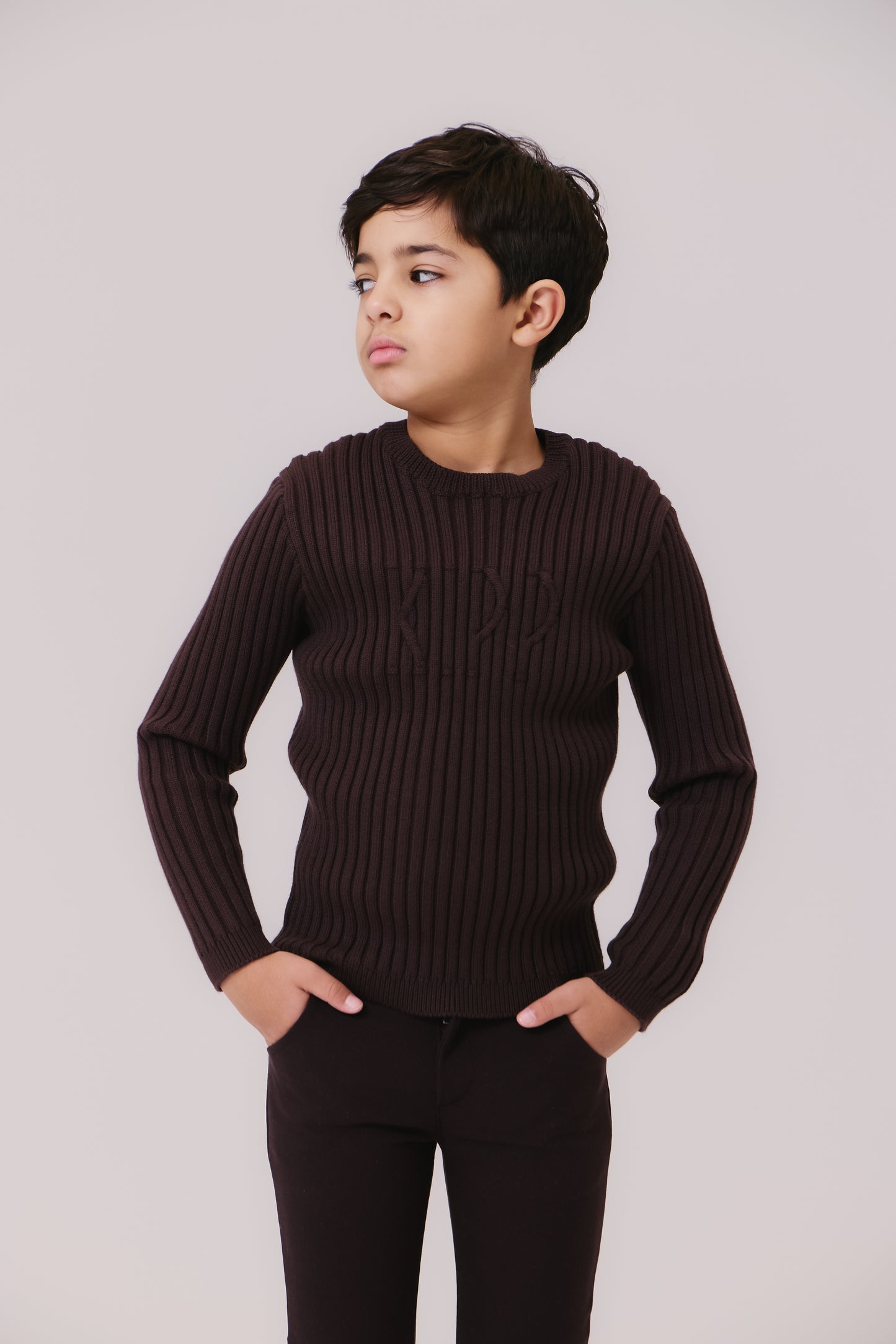 Chocolate Luke Rib Sweater