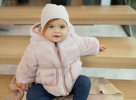 Baby Fur Coat - Mauve