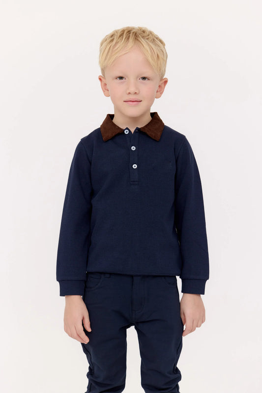 Navy Sol Polo