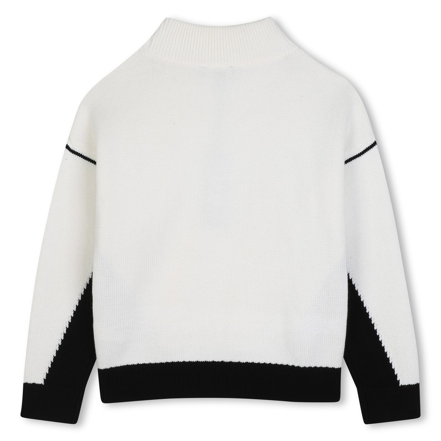 White and Black Sweater
