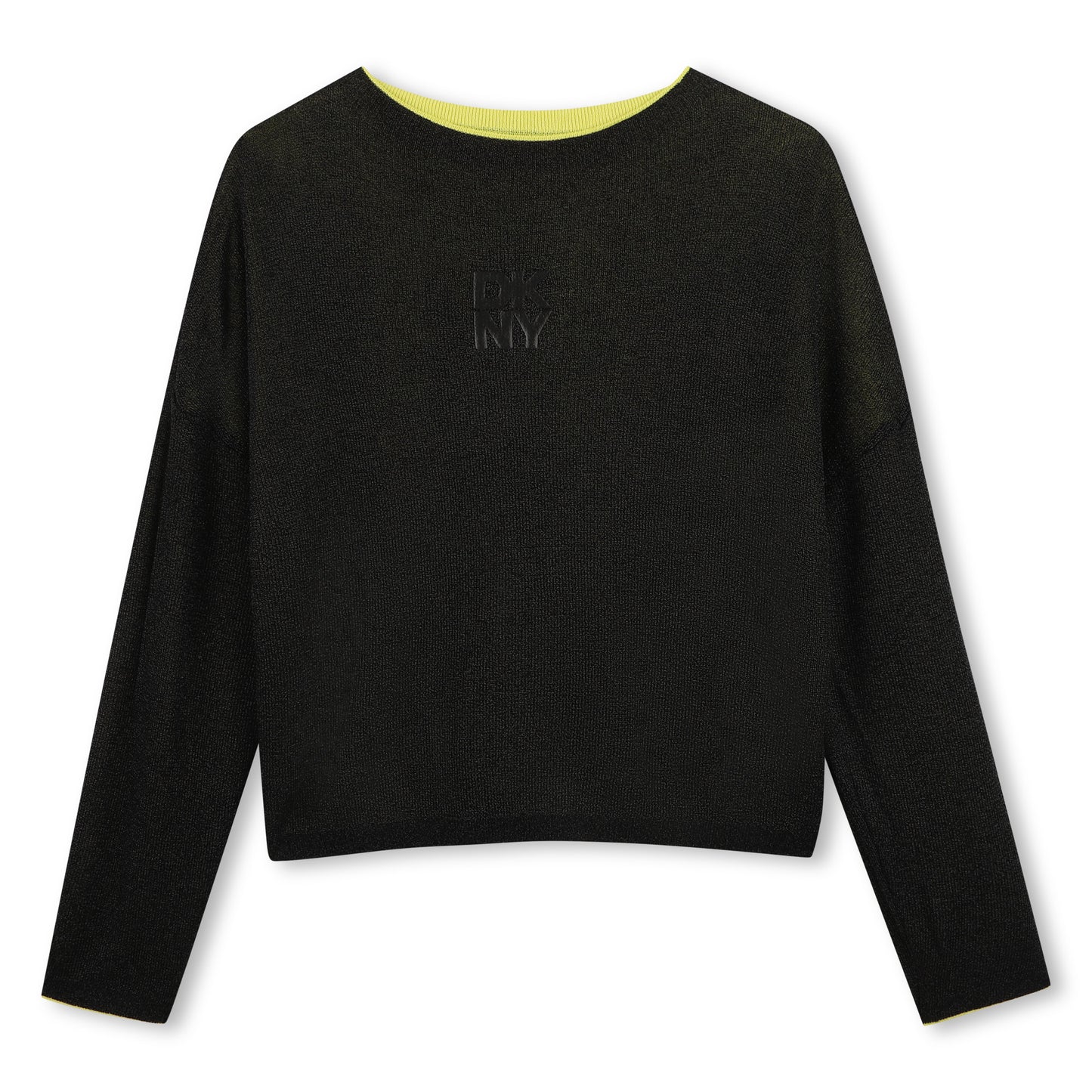 Yellow and Black Reversible Sweater