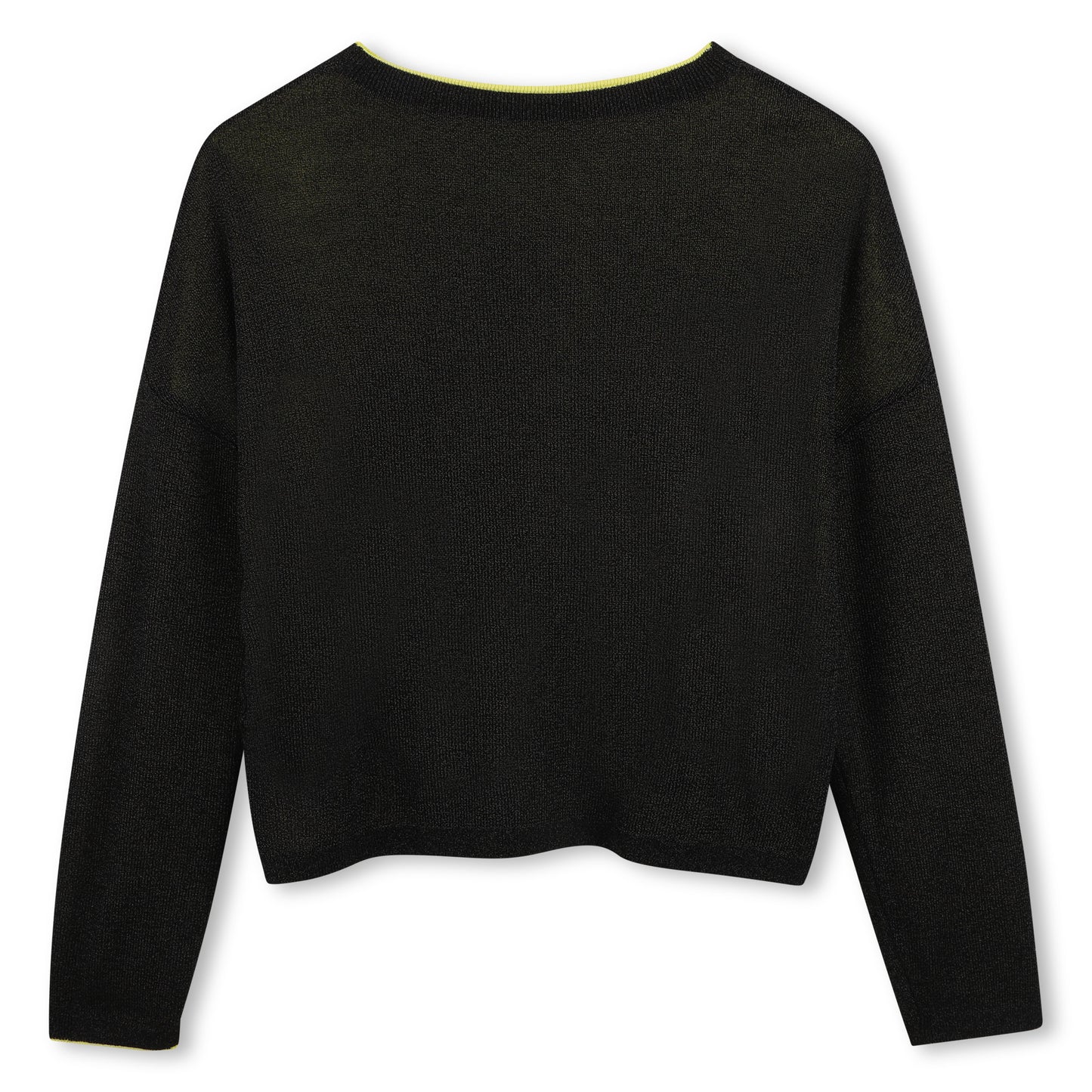 Yellow and Black Reversible Sweater