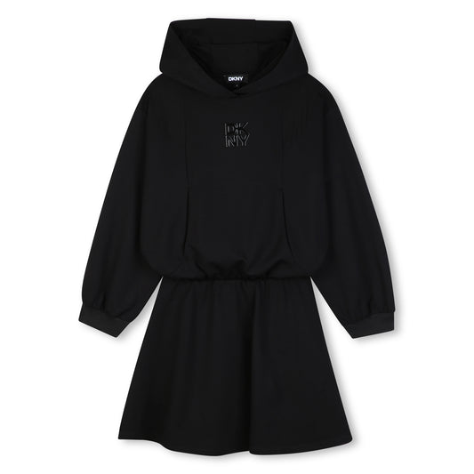 Hooded Dress Black