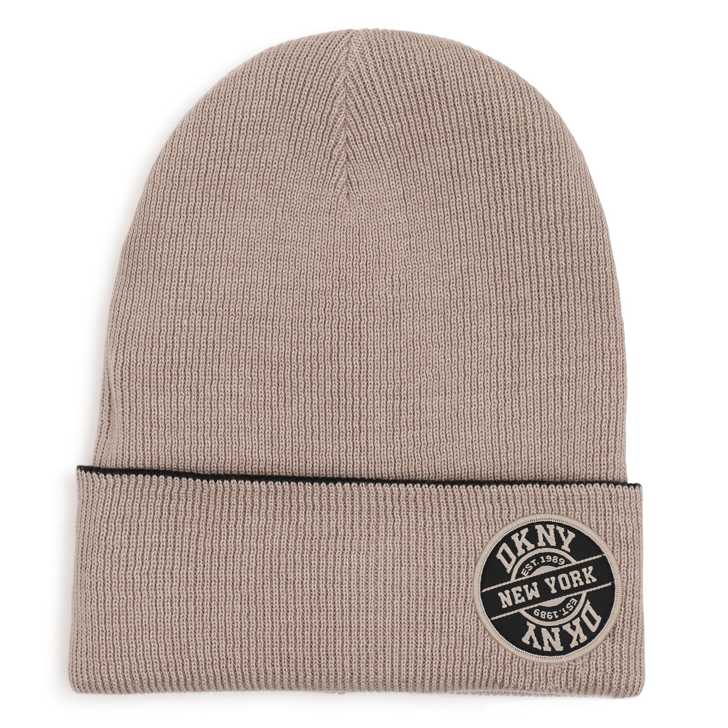 Reversible Knitted Beanie Black