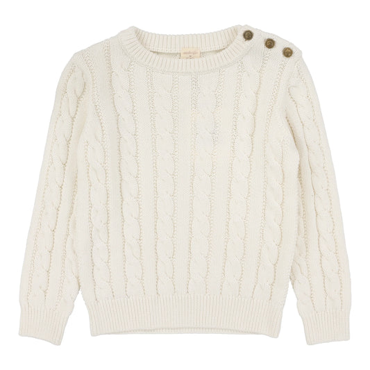 Cable Knit Sweater Cream