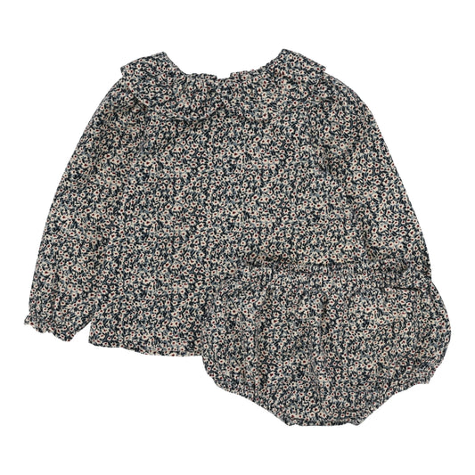 Daisy Floral Set - Dusty Blue