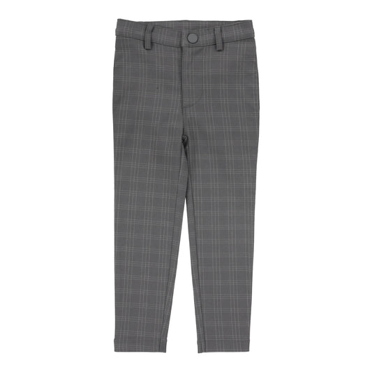 Plaid Pants Mid Grey Windowpane
