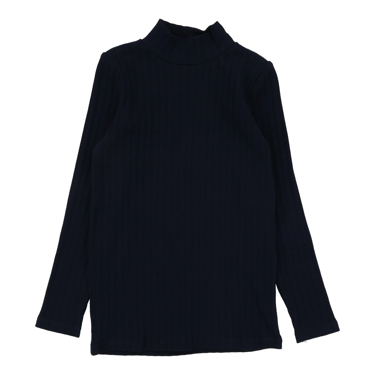 Double Rib Mockneck- Navy
