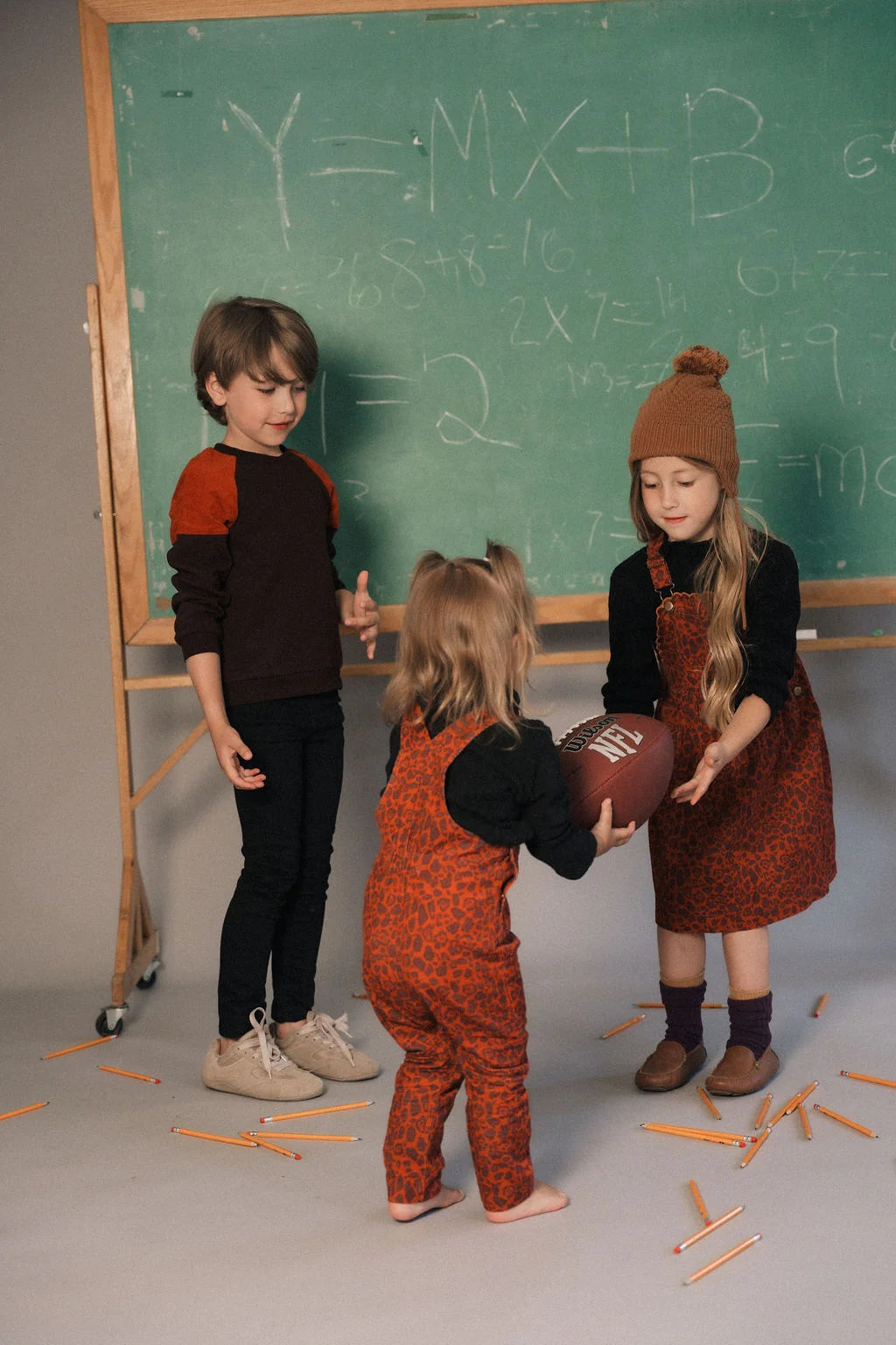Scallop Edge Corduroy Jumper - Rust