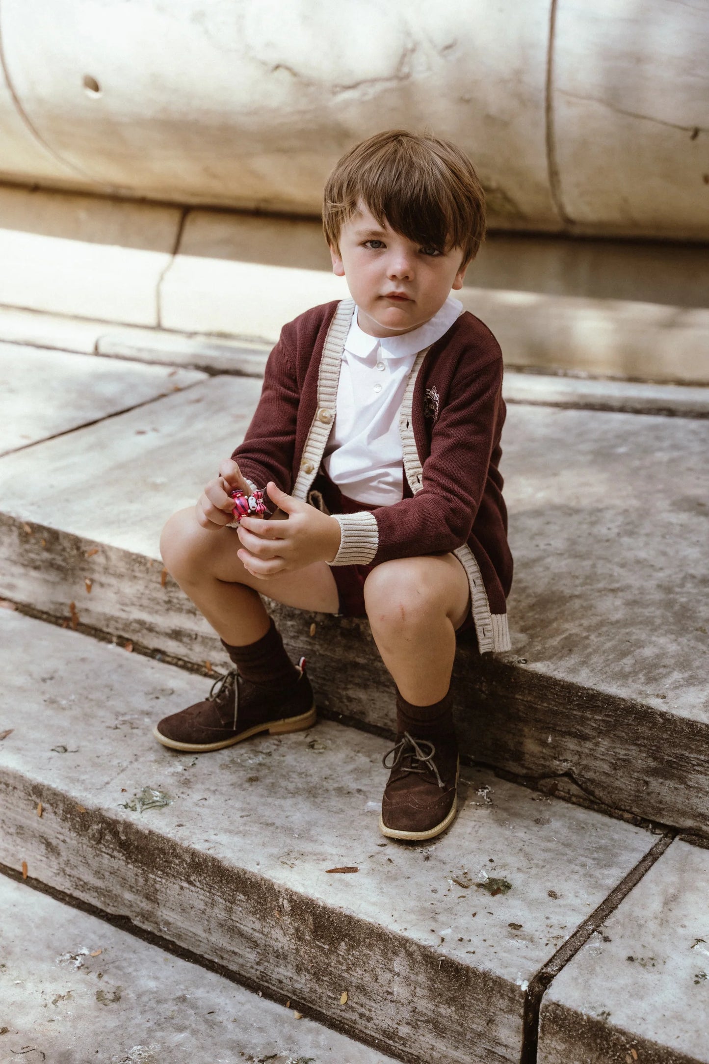 Cardigan - Burgundy