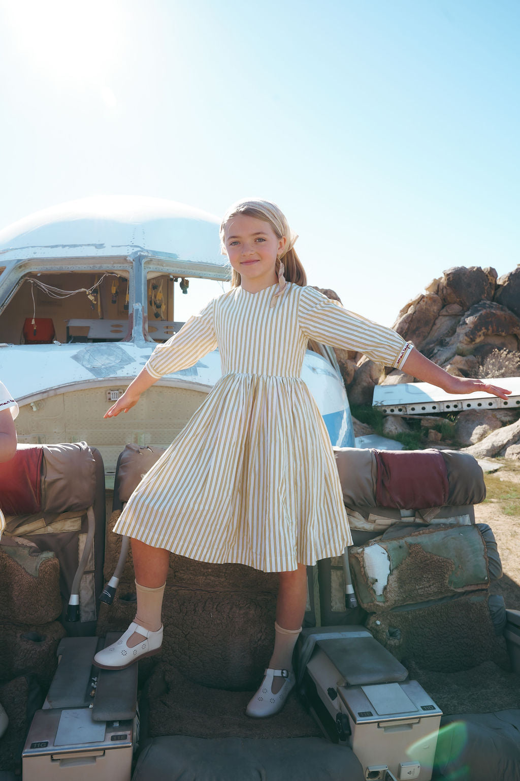 Yellow Striped Dress