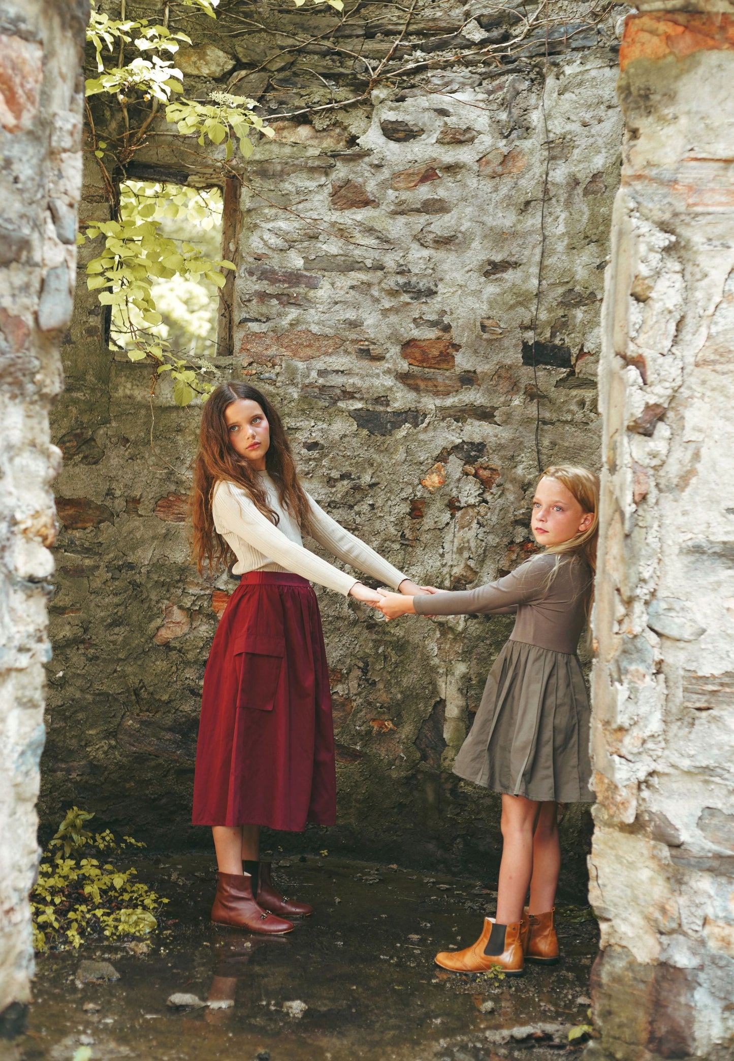 Mockneck Cargo Dress- Sage