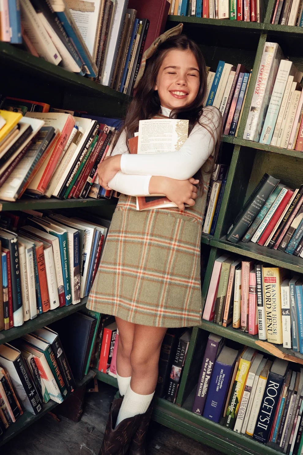 Plaid Trim Jumper