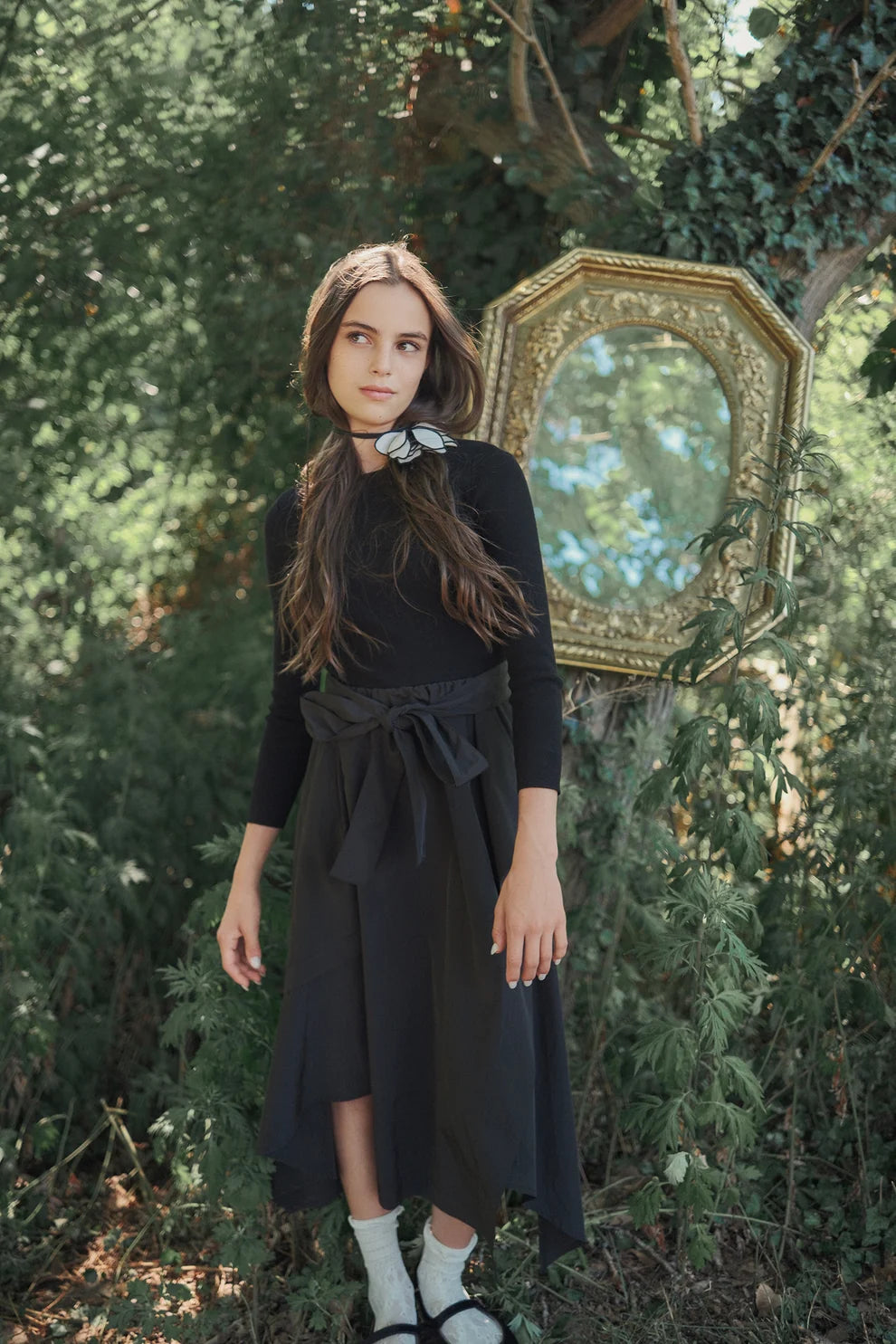 Taffeta Wrap Dress