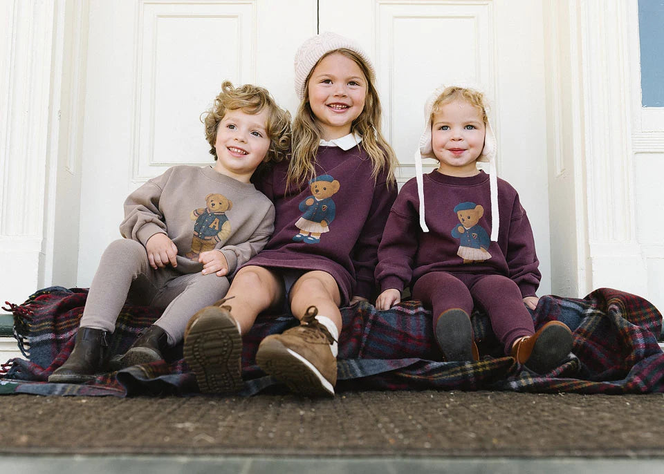 Bear Sweatshirt Dress