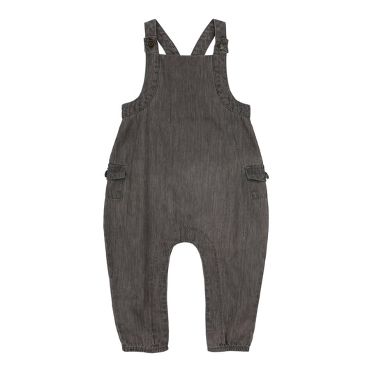 Tencel Boys Romper Grey Wash