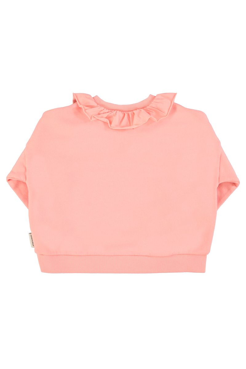 Light Pink Strawberry Print Sweatshirt