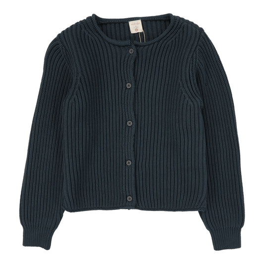 Knit Cardigan Slate