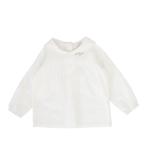 Toddler Girls Blouse - Winter White