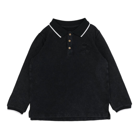 Emblem Polo Black Wash