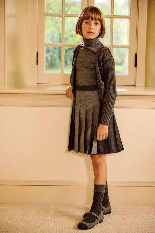 L. Parni Elegant Cardigan - Grey