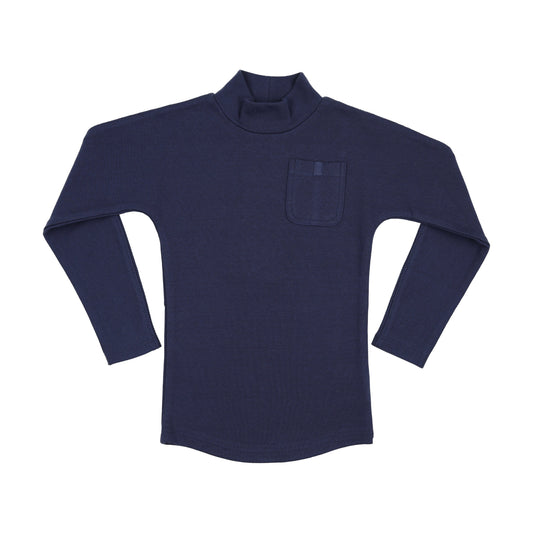 Dolman Turtleneck Washed blue