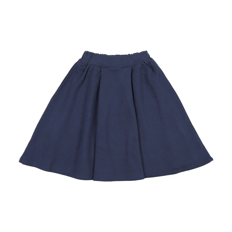 Gathered skirt Washed blue