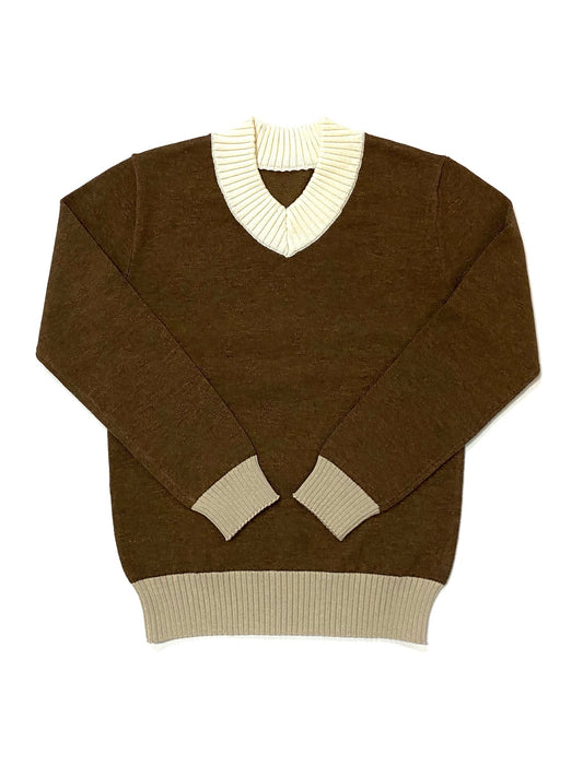 Camel Carter Knit Sweater