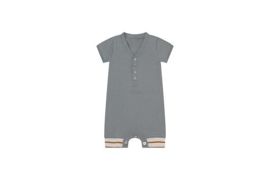 Sage Placket Romper