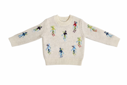 Blue Drew Ski Sweater