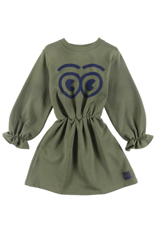 WELCOME - Green Waisted Dress