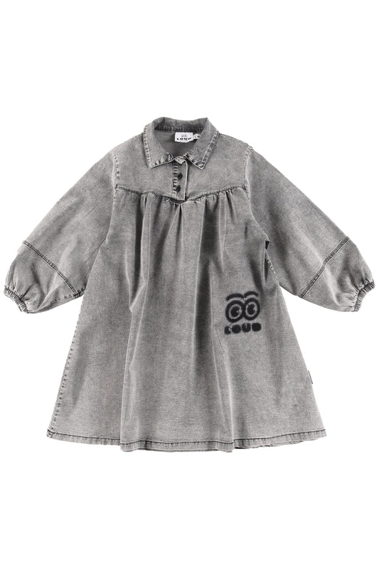 VALUE - Light Grey Stone Wash Dress