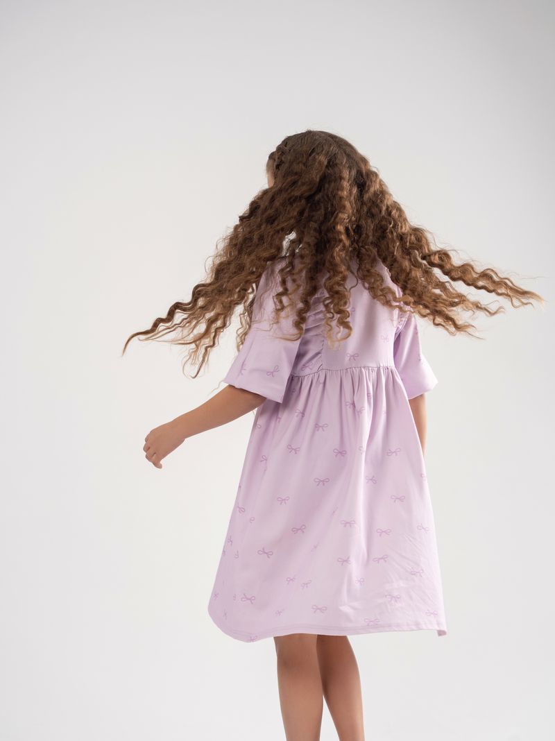 Lavender Bow Dress