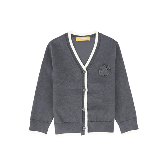 Trim Border Cardigan
