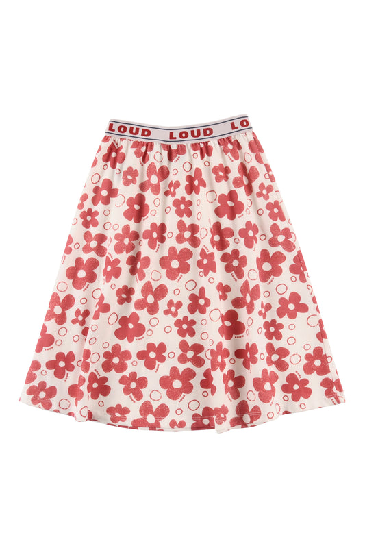 GS02 PERFUME Flower Midi Skirt