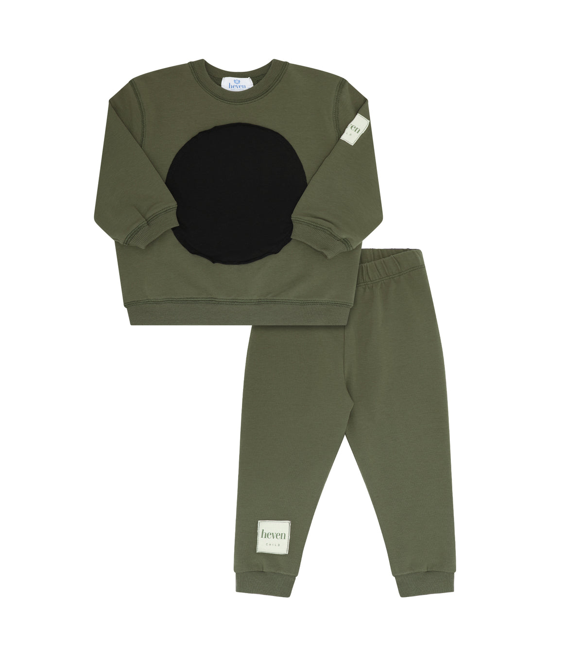Green Toddler Circle Patch Set