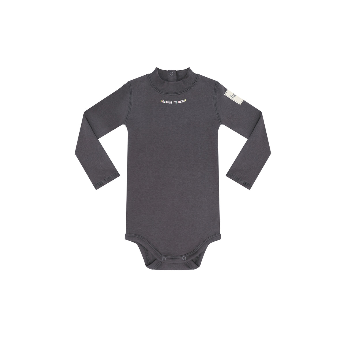 Grey Because its Heven Tneck Onesie