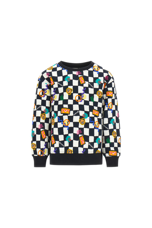 White/Black Chess Sweatshirt